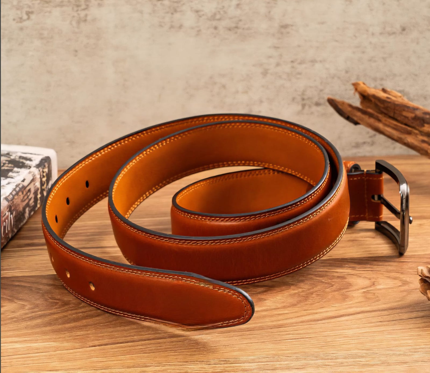 Ceinture en cuir faite main – Sobriété, qualité, durabilité