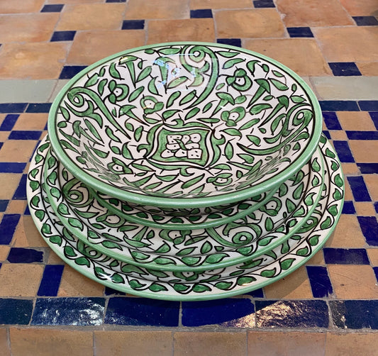 Moroccan ceramic plates – Handmade and hand-painted