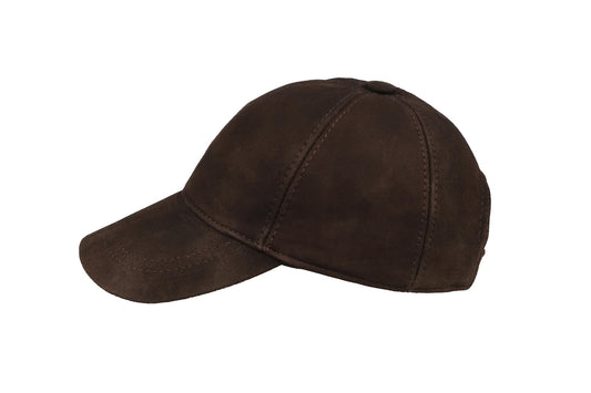 genuine leather cap