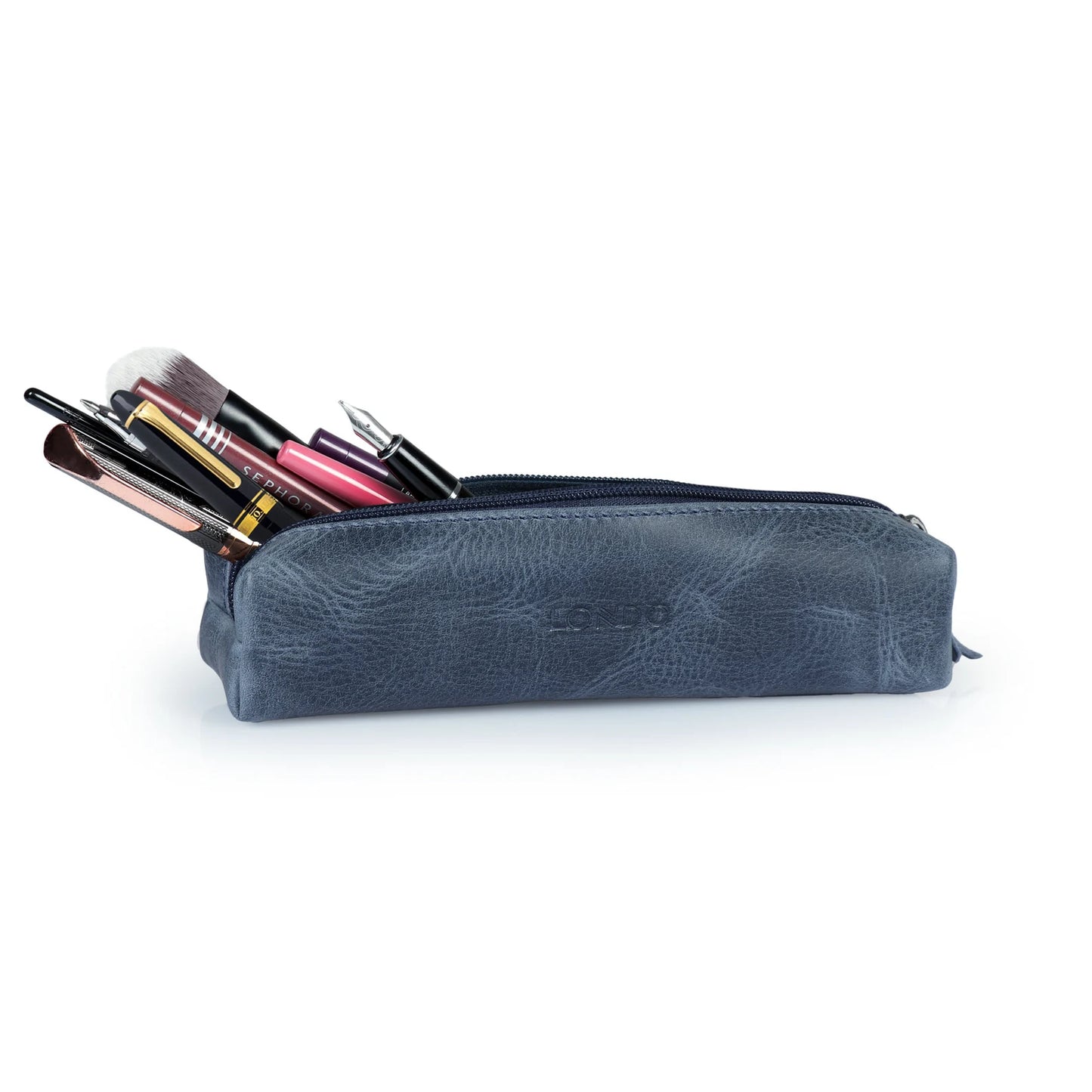 Trousse zippé en cuir – Fait main & personnalisable